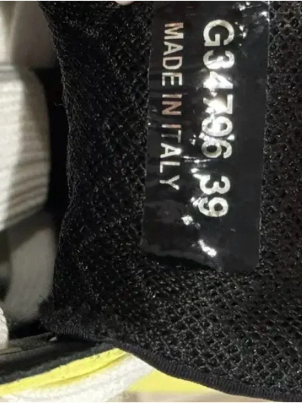 CHANEL Women’s Neon Yellow and White Logo Sneakers